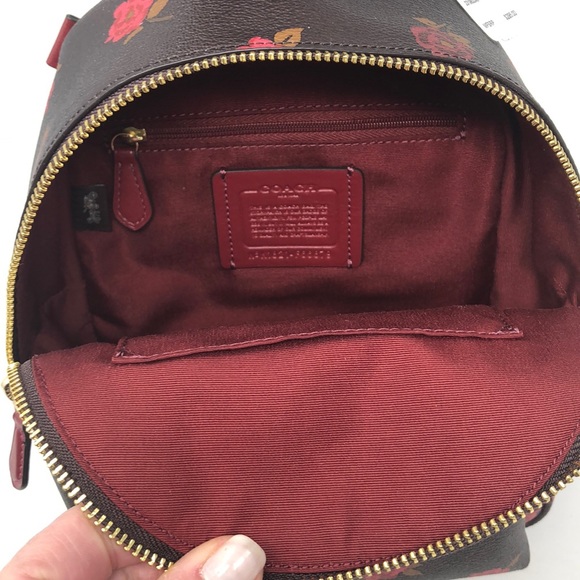 🎉HP🎉Nwt mini coach backpack oxblood 1 multi - Picture 8 of 8